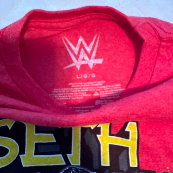 WWE Seth Rollins t-shirt boys size Large - Picture 2 of 2